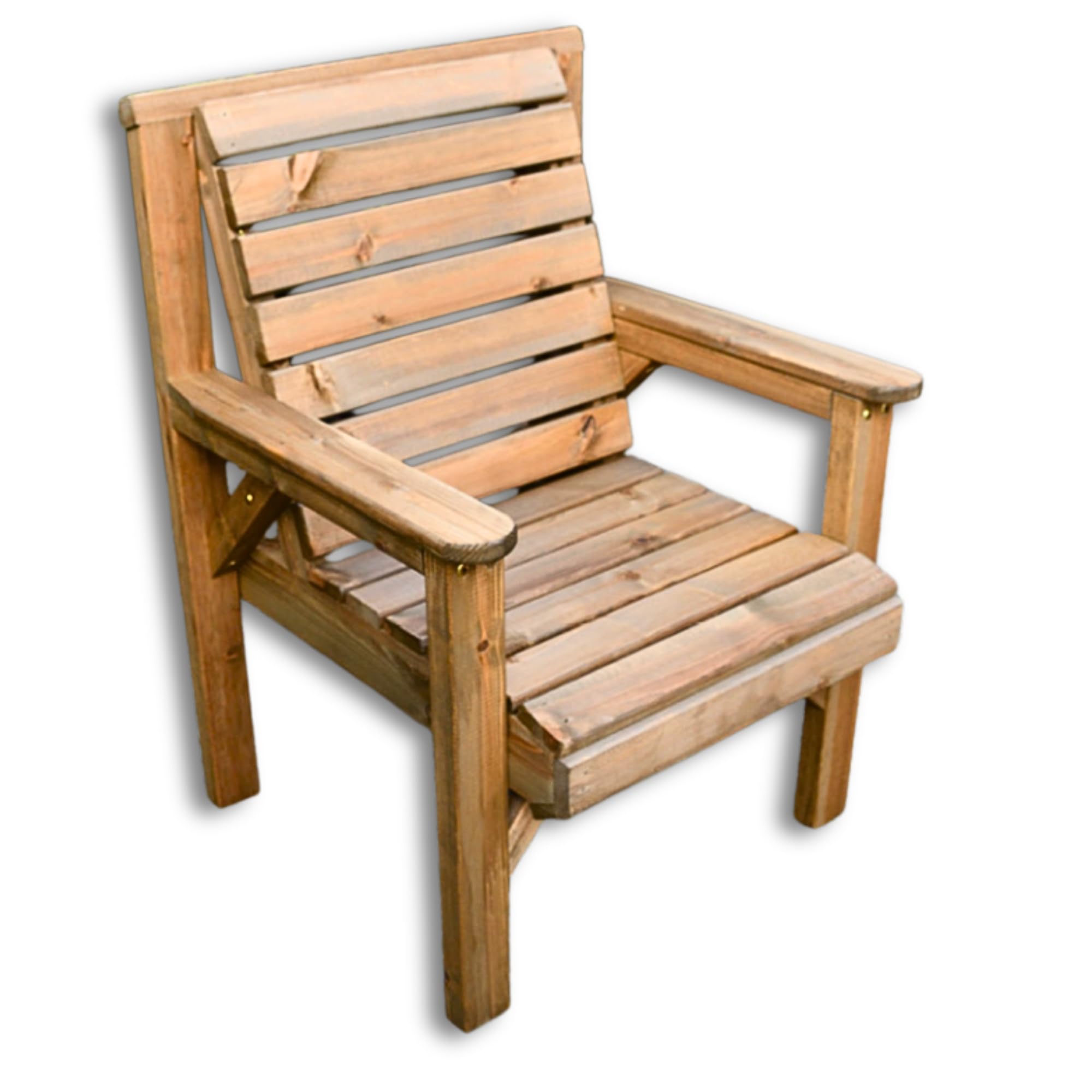 Wooden Garden Chair - Image 2