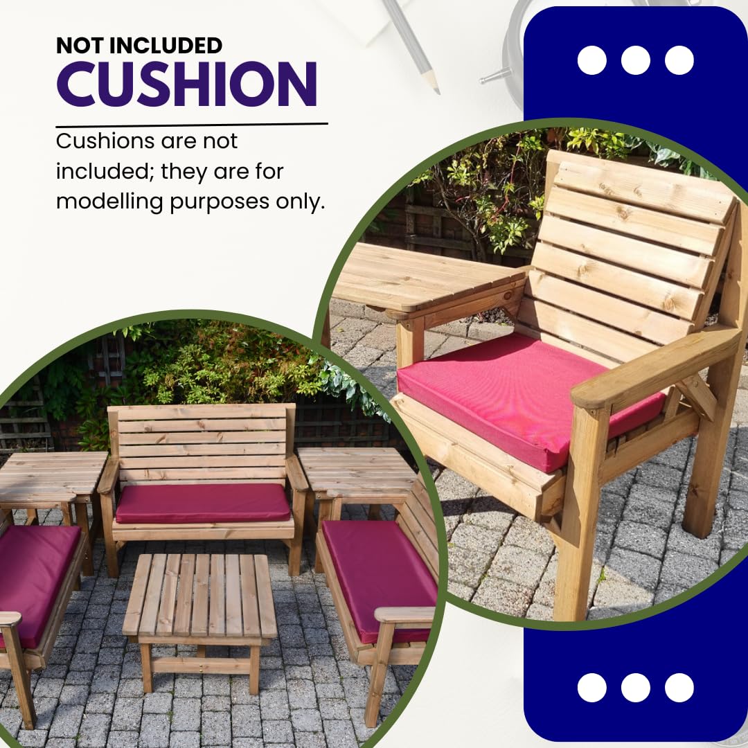 Durable Wooden Garden Furniture Set - Image 7